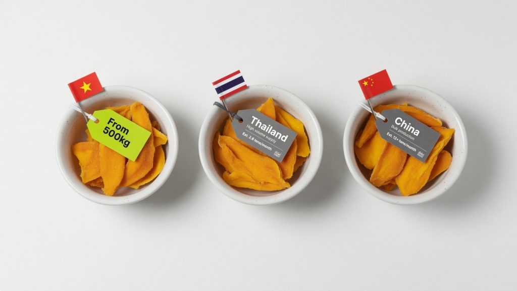 Vietnam vs Thailand vs China freeze-dried fruit manufacturer — MOQ and pricing comparison for private label buyers