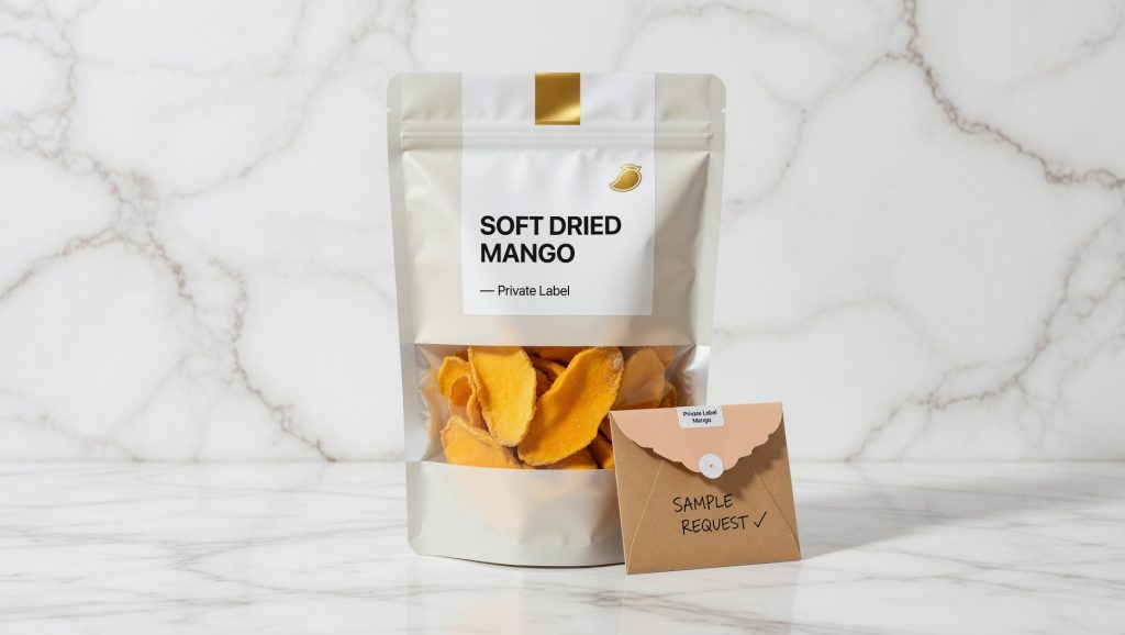 dried mango private label Vietnam — request a free sample from VNPROMISE to start your project